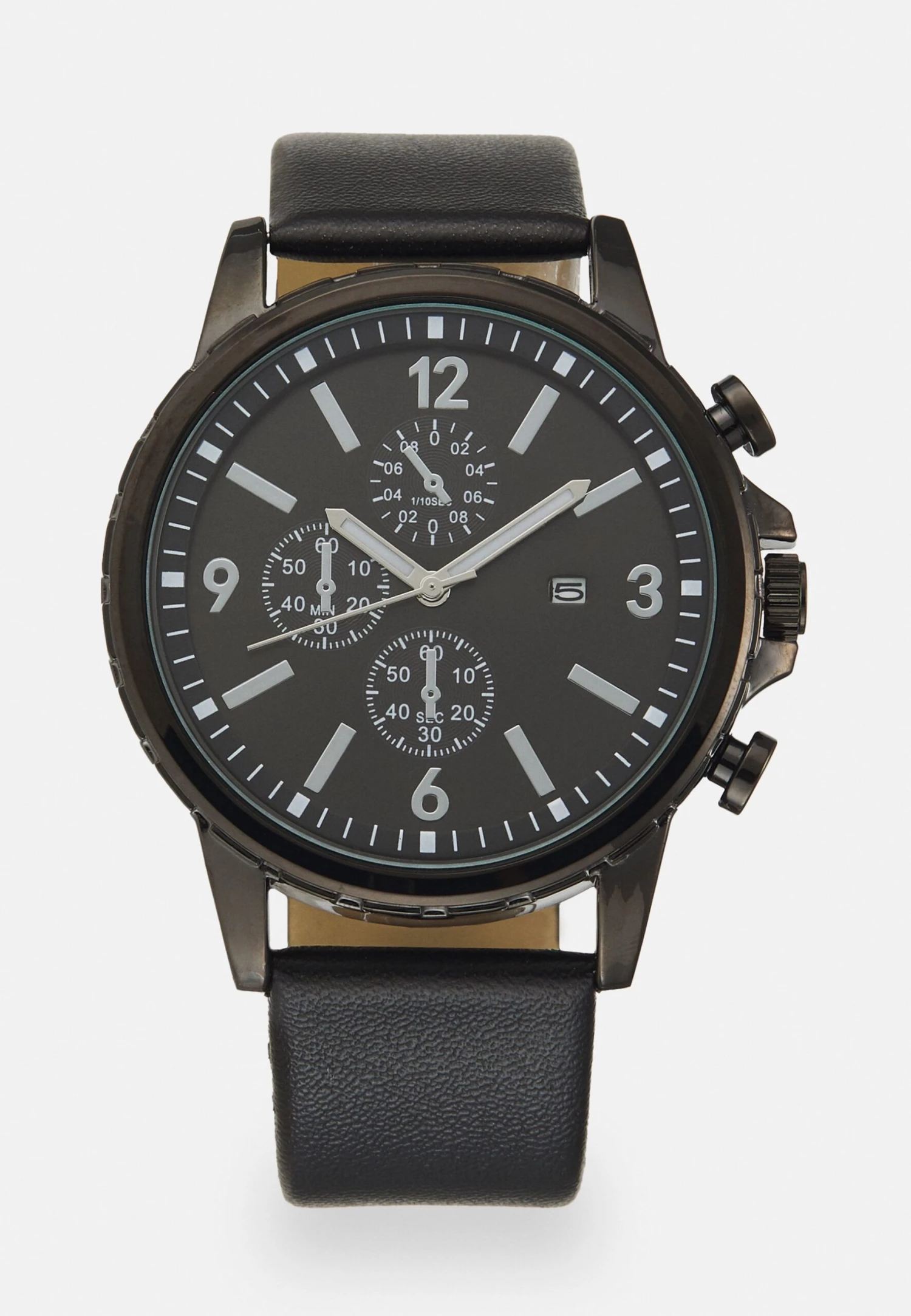 Pier One Unisex - Chronograaf - Black