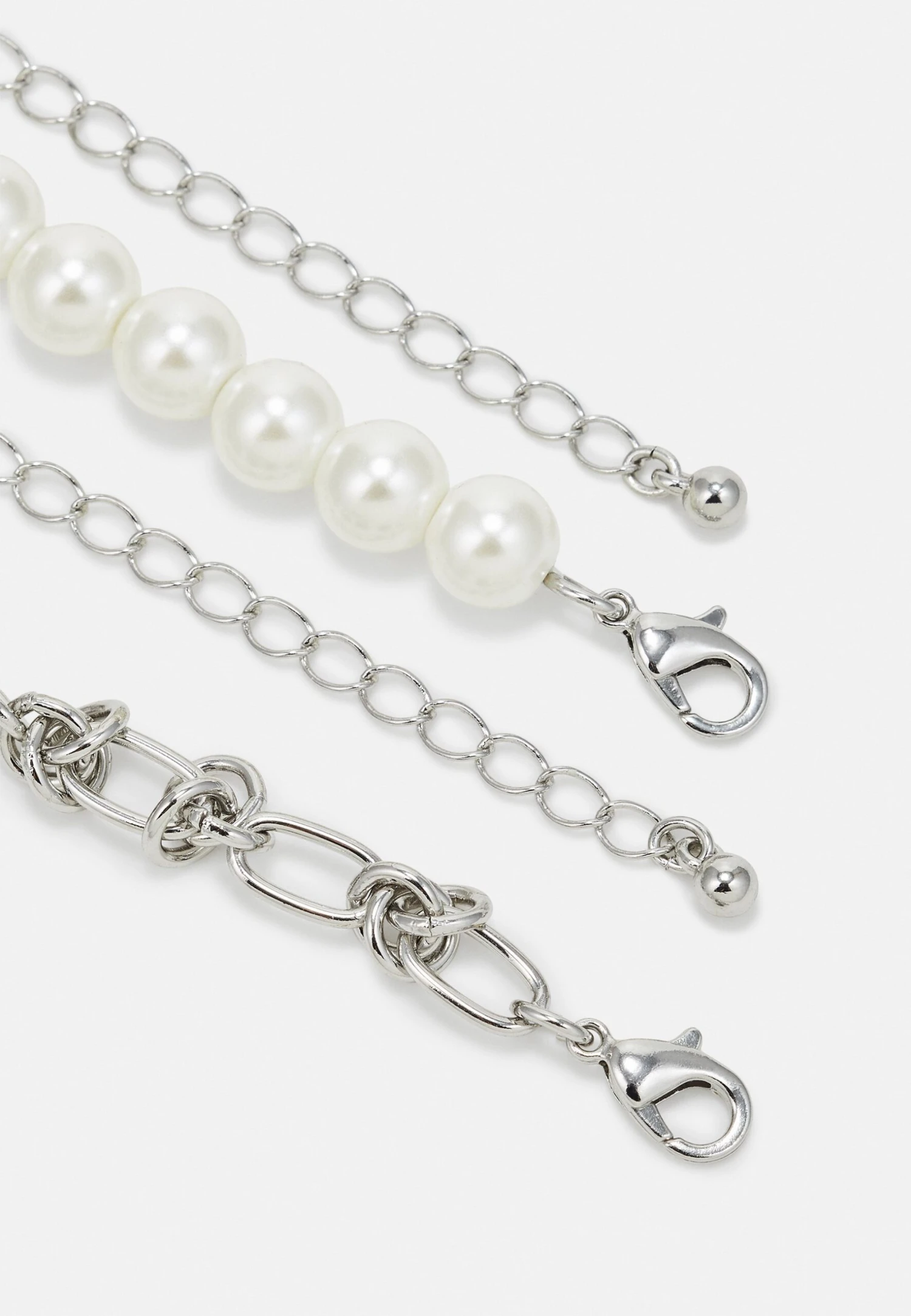 Pier One 2 Pack Unisex - Ketting - Silver - Afbeelding 2