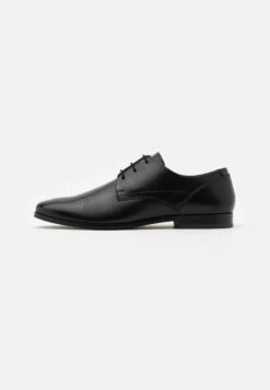 Pier One Leather - Veterschoenen - Black