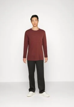 Pier One 5 Pack - Longsleeve - Off-White/Mauve/Brown