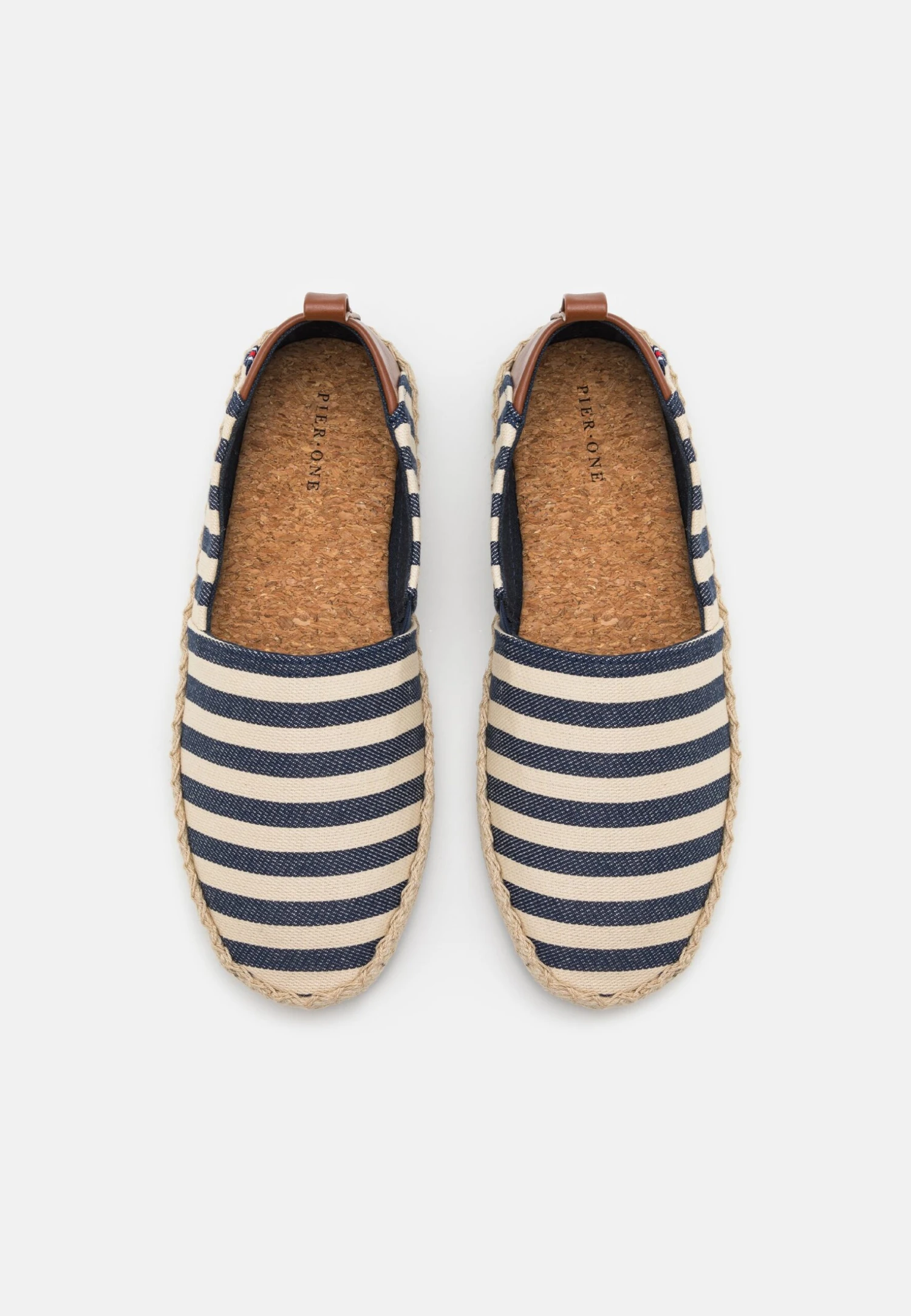 Pier One Unisex - Espadrilles - Dark Blue/White - Afbeelding 4
