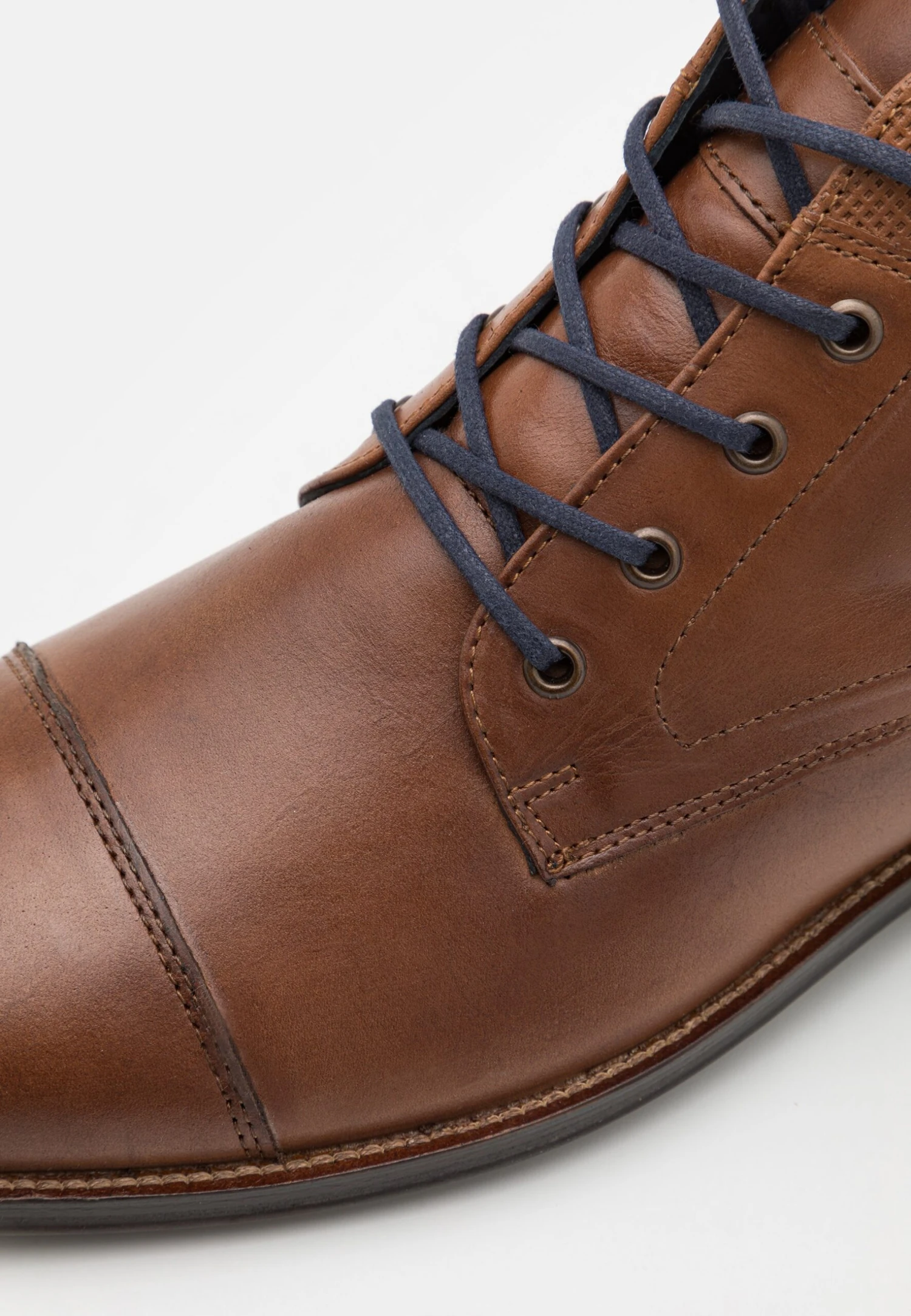 Pier One Leather - Veterboots - Cognac - Afbeelding 6