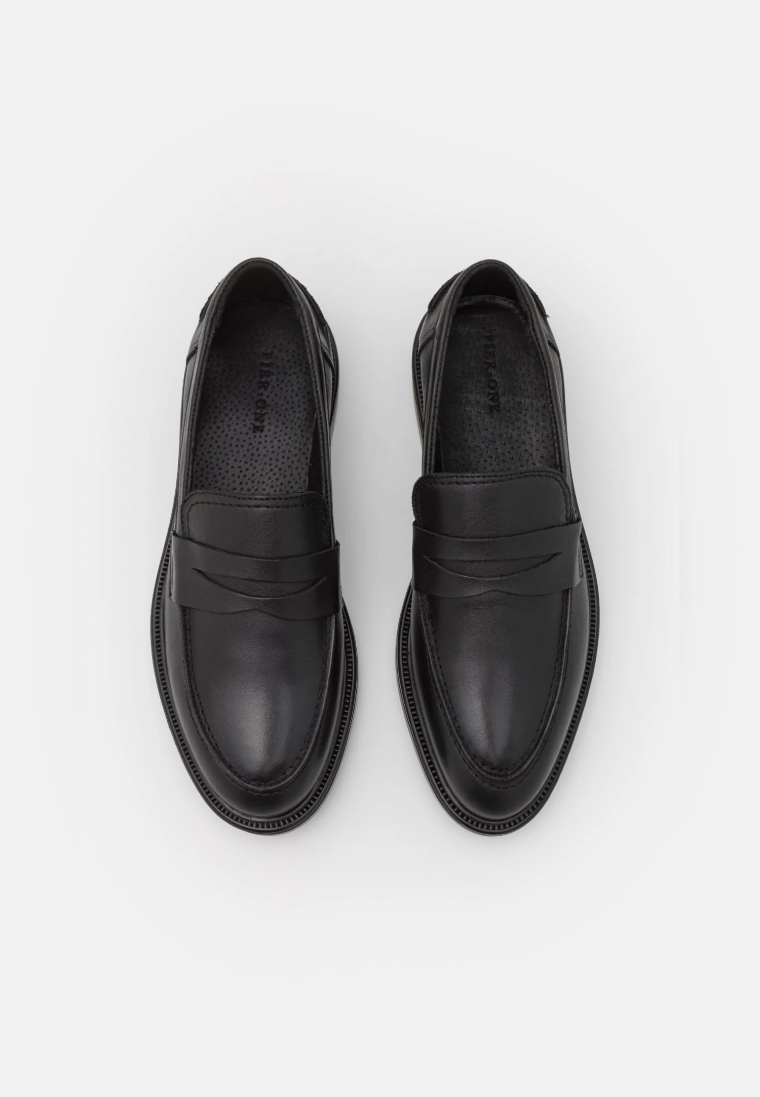 Pier One Leather - Instappers - Black - Afbeelding 6