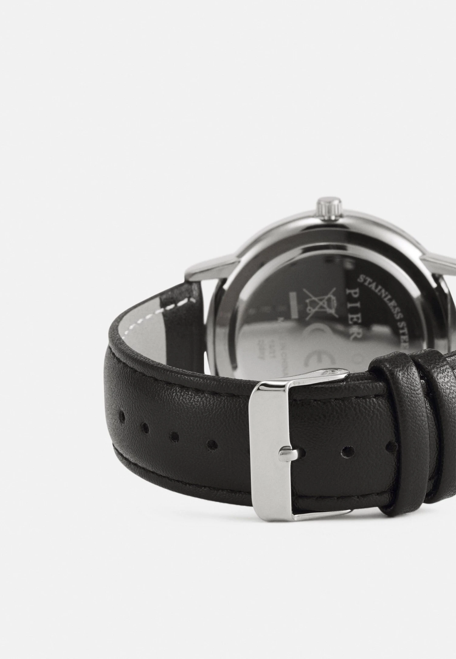 Pier One Horloge - Black/Silvercoloured - Afbeelding 2