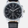 Pier One Horloge - Black/Silver-Coloured