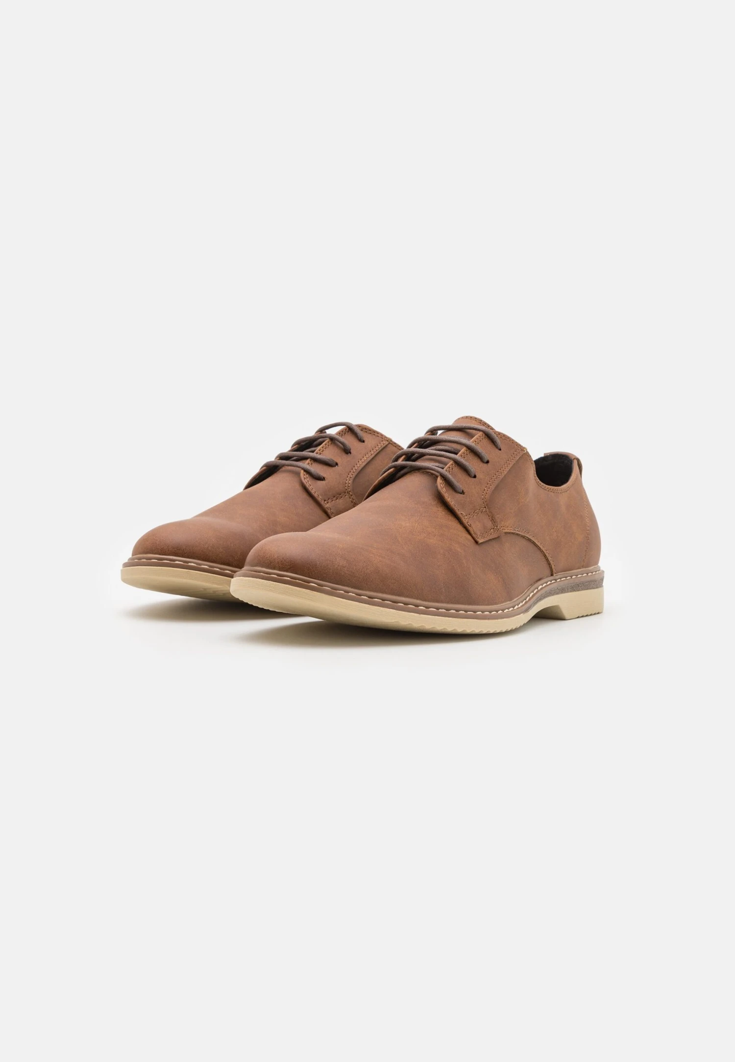 Pier One Unisex - Veterschoenen - Cognac - Afbeelding 2