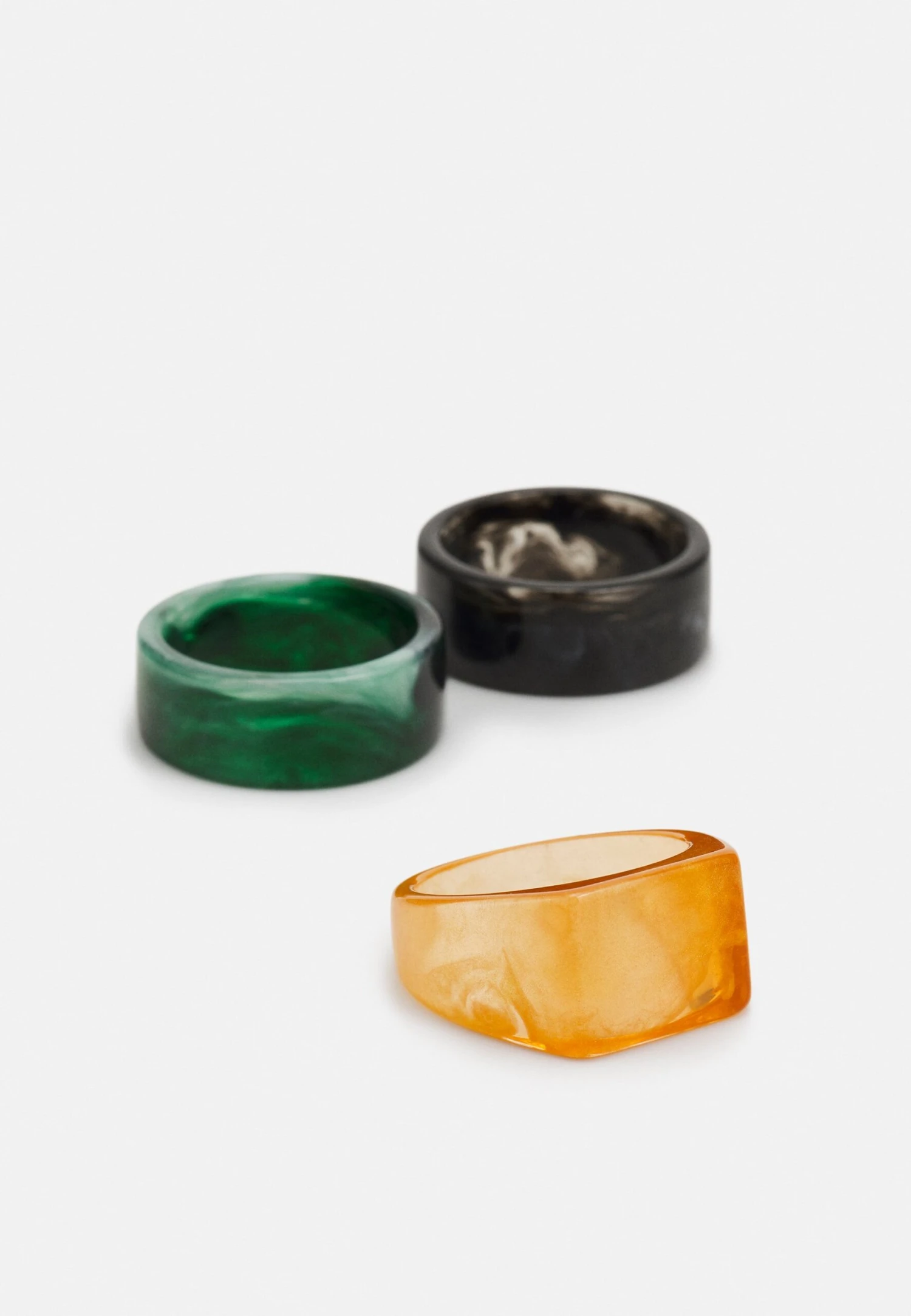 Pier One 3 Pack - Ring - Black/Green/Orange - Afbeelding 3