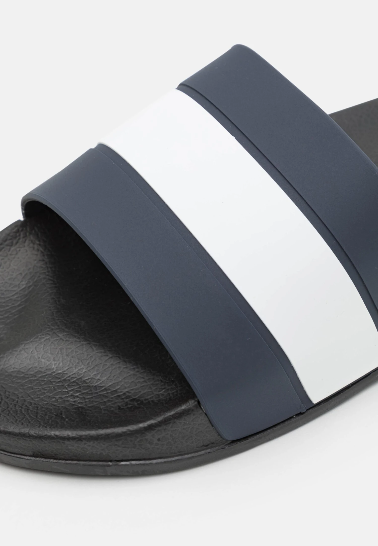 Pier One Muiltjes - Dark Blue/White - Afbeelding 6